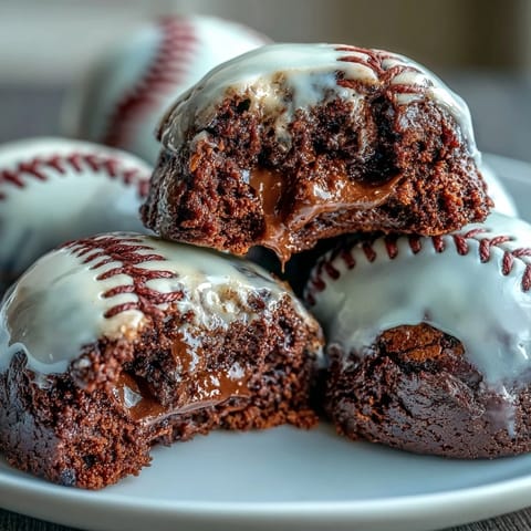 Brownie Bites White Icing Laces