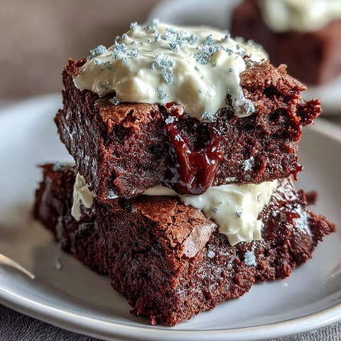 Festive 4th of July Firecracker Brownie Bites with creamy frosting and patriotic sprinkles on a red, white, and blue platter.