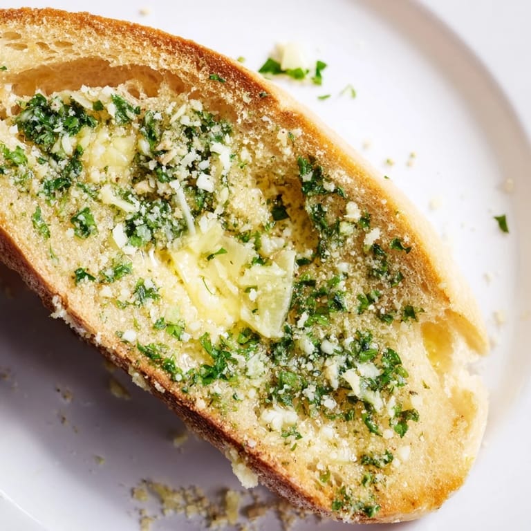 Savory Garlic Bread resting on a wooden board, perfect for dipping into marinara sauce or accompanying a family meal.