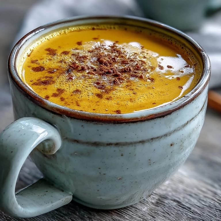 Cozy Turmeric and Ginger Golden Milk, perfect for a peaceful evening sip.