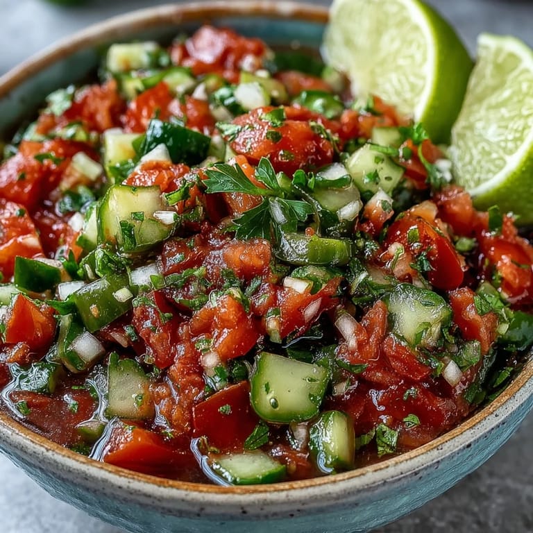 Freshly made pickle de gallo salsa, perfect dip for tacos and chips.